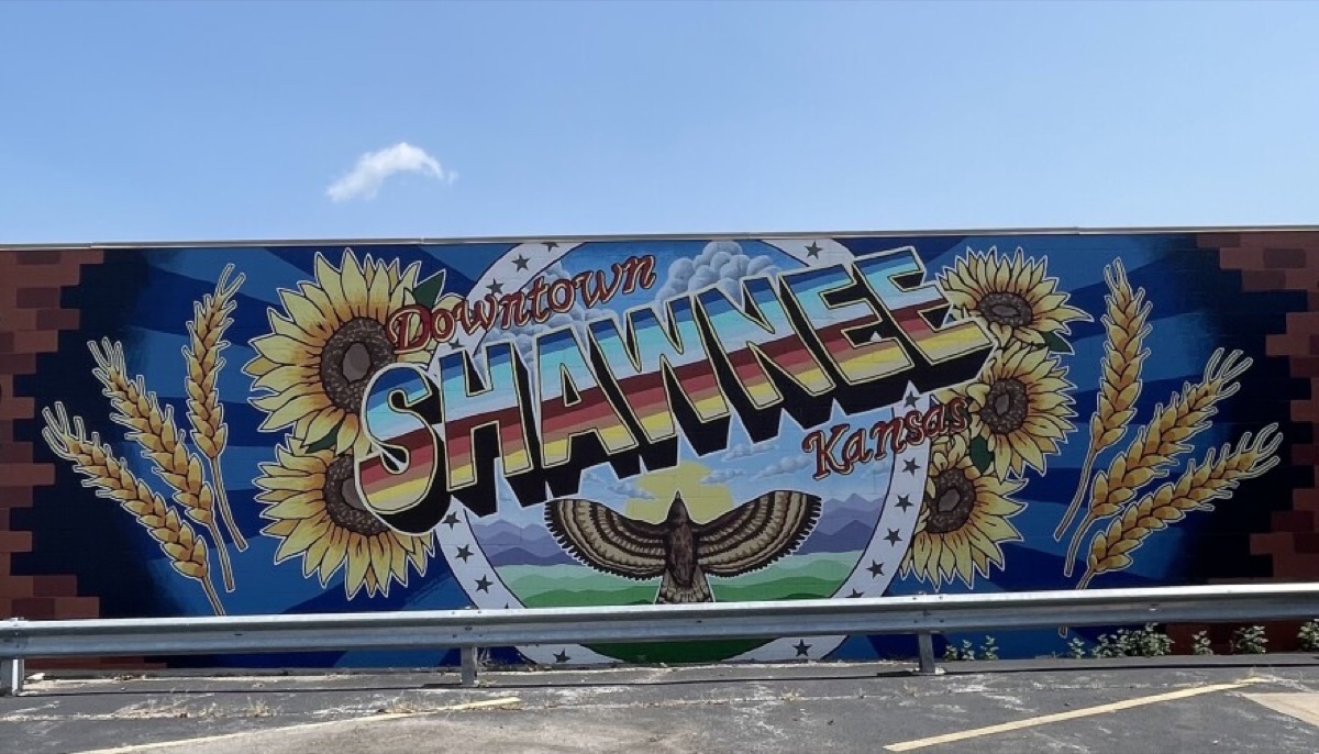 The Downtown Shawnee mural in Shawnee, Kansas